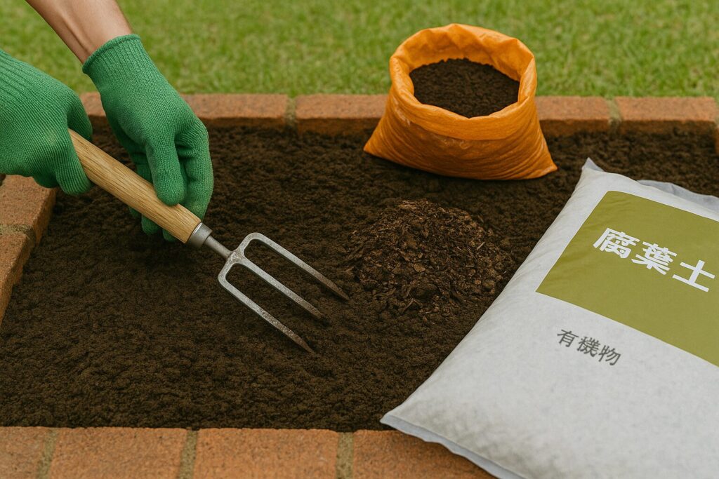 花壇の土をふかふかにする方法