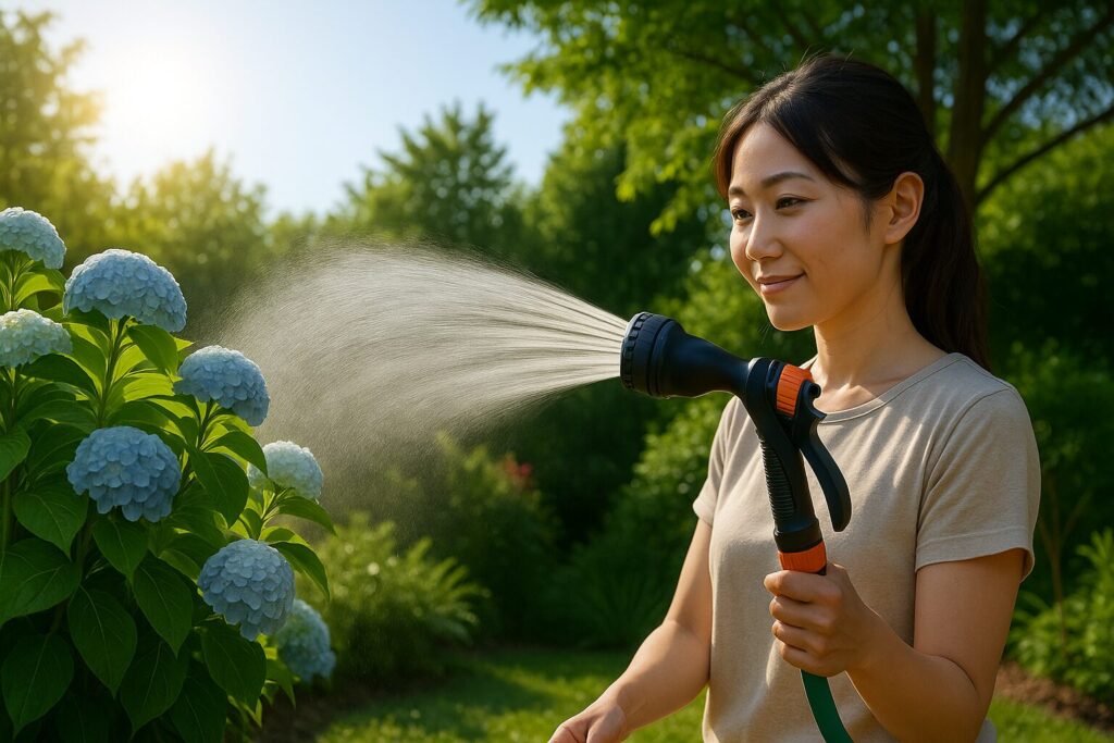 真夏に庭木の水やりはどうしたらいいですか?
