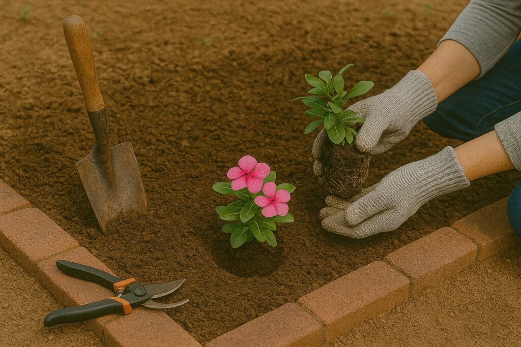 花壇の植え替え方法を知りたい