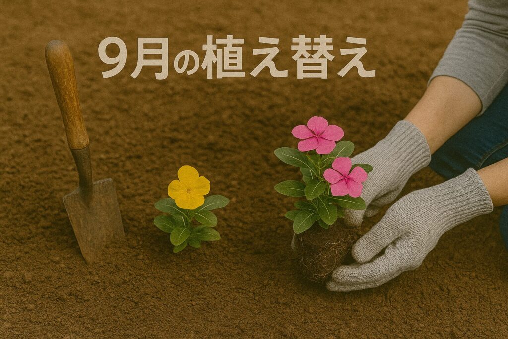 花の植え替えは9月にするのがいいですか?