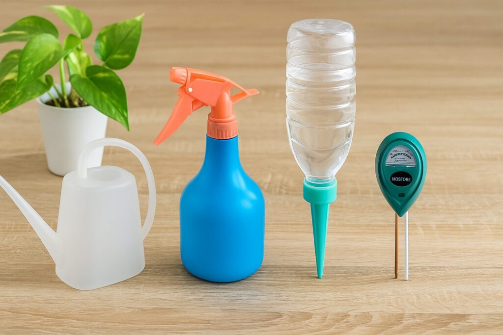 100均グッズでできる観葉植物の水やり