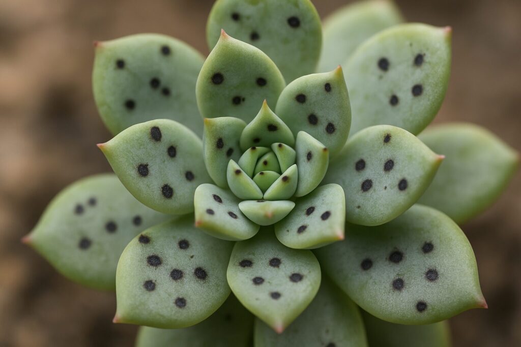 多肉植物に黒い点々の原因と病気の見分け方を徹底解説