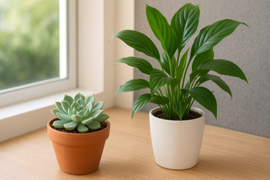 日光が不要な観葉植物との違い