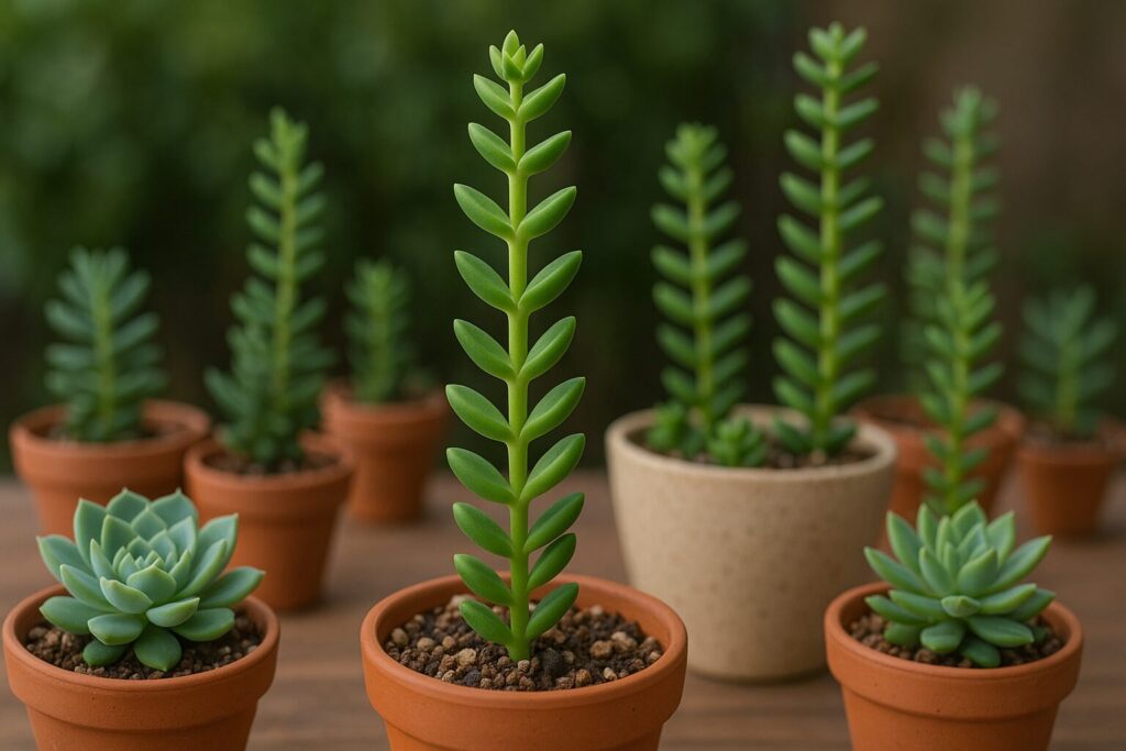 失敗しない!多肉植物が上に伸びる種類と健康な育て方