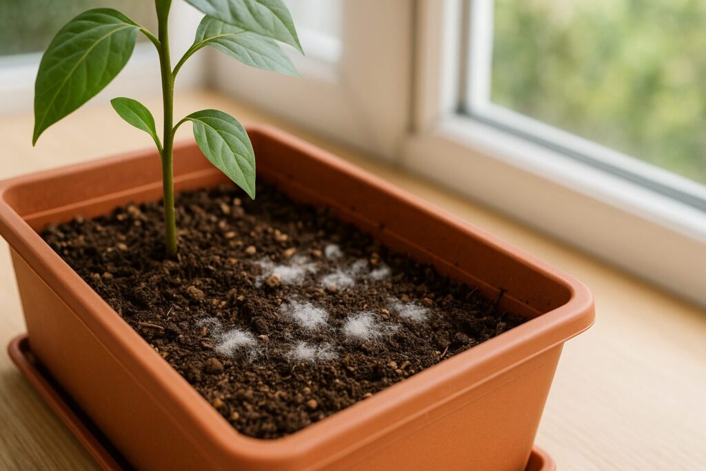 白カビ対策に効果的な環境と土の管理