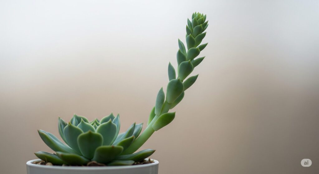 多肉植物の茎が長くなったらどうすればいいですか?