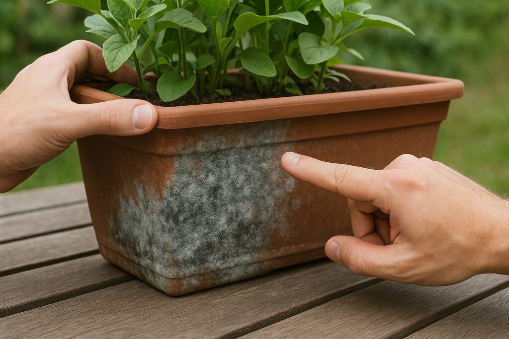 プランターにカビが生えるのはなぜ?安全な対処法と予防策
