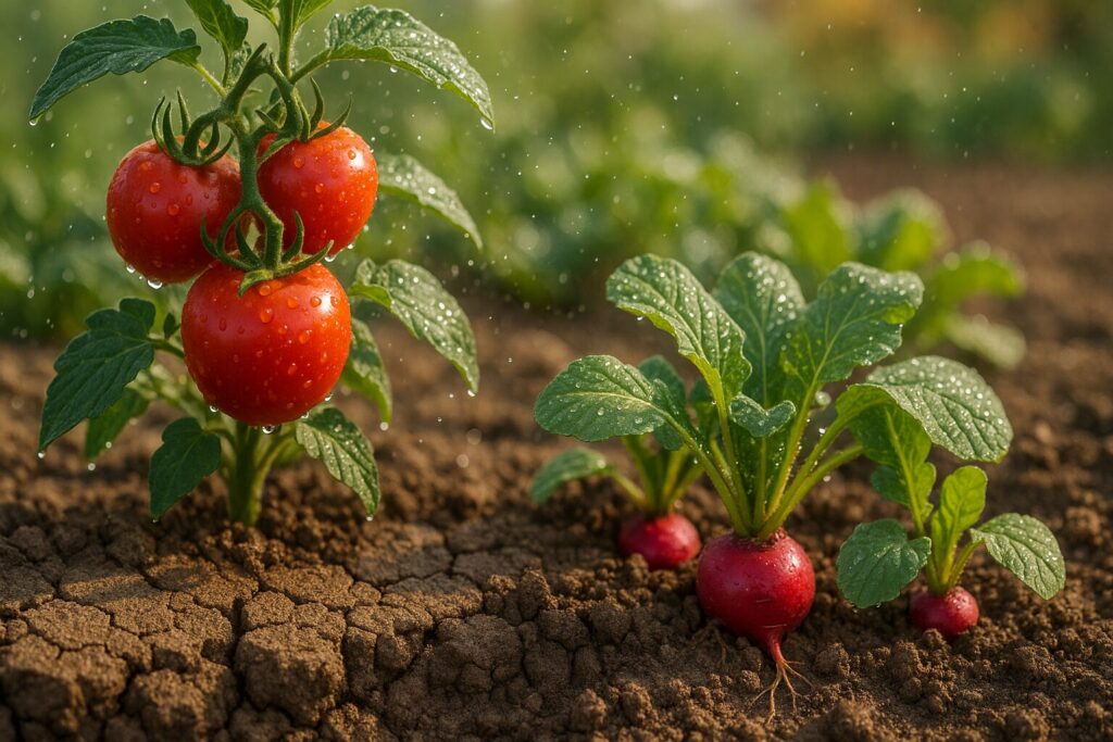 野菜に水やりがいらない場合もある?