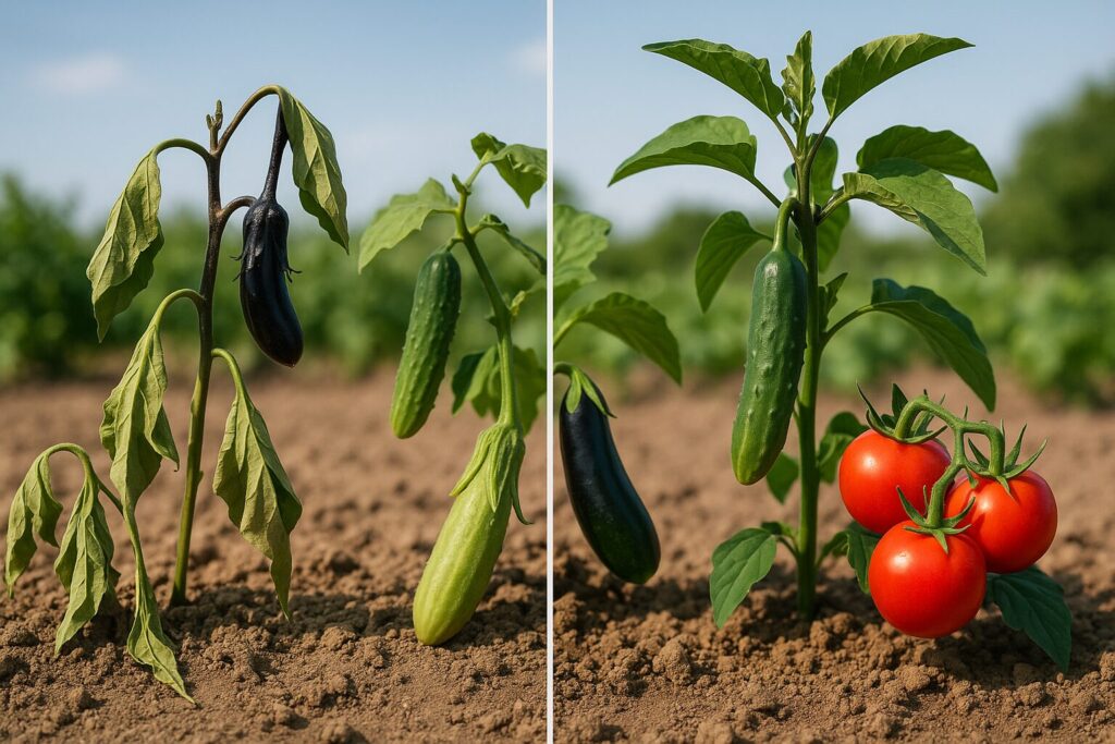 夏野菜の水やり頻度と注意点